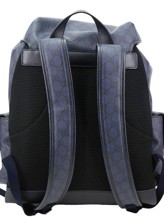 GUCCI  Ophidia GG Supreme Canvas Backpack Navy Blue 598140 main image 14